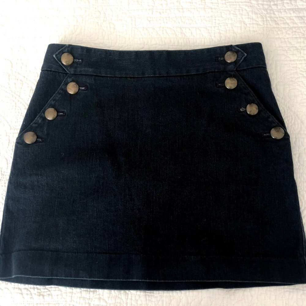 J. Crew Denim Mini Skirt